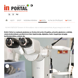 Glaukom ili 'tihi kradljivac' vida ne može se prevenirati, ali ga je moguće rano otkriti (inPORTAL)